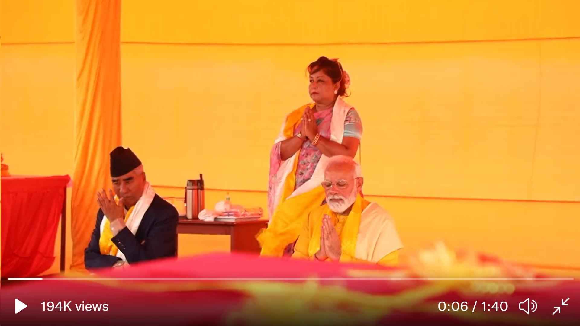 Thông Điệp Purnima của Thủ Tướng Narendra Modi Ấn Độ và sự liên kết Phật Giáo với Thủ Tướng Nepal Sher Bahadur Deuba năm 2022