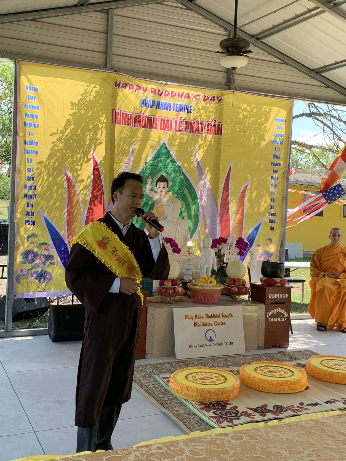 Diễn Văn Khai Mạc Ở Chùa Pháp Nhãn Nhân Ngày Đón Mừng Đại Lễ Vesak PL 2566 DL 2022