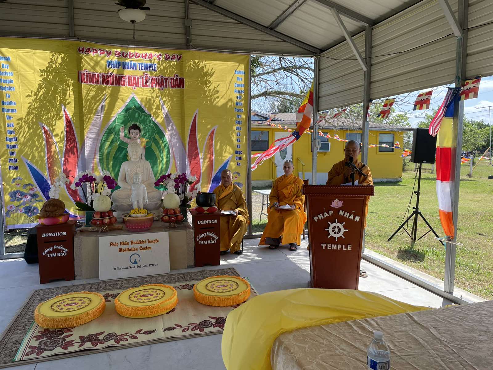 Diễn Văn Khai Mạc Ở Chùa Pháp Nhãn Nhân Ngày Đón Mừng Đại Lễ Vesak PL 2566 DL 2022