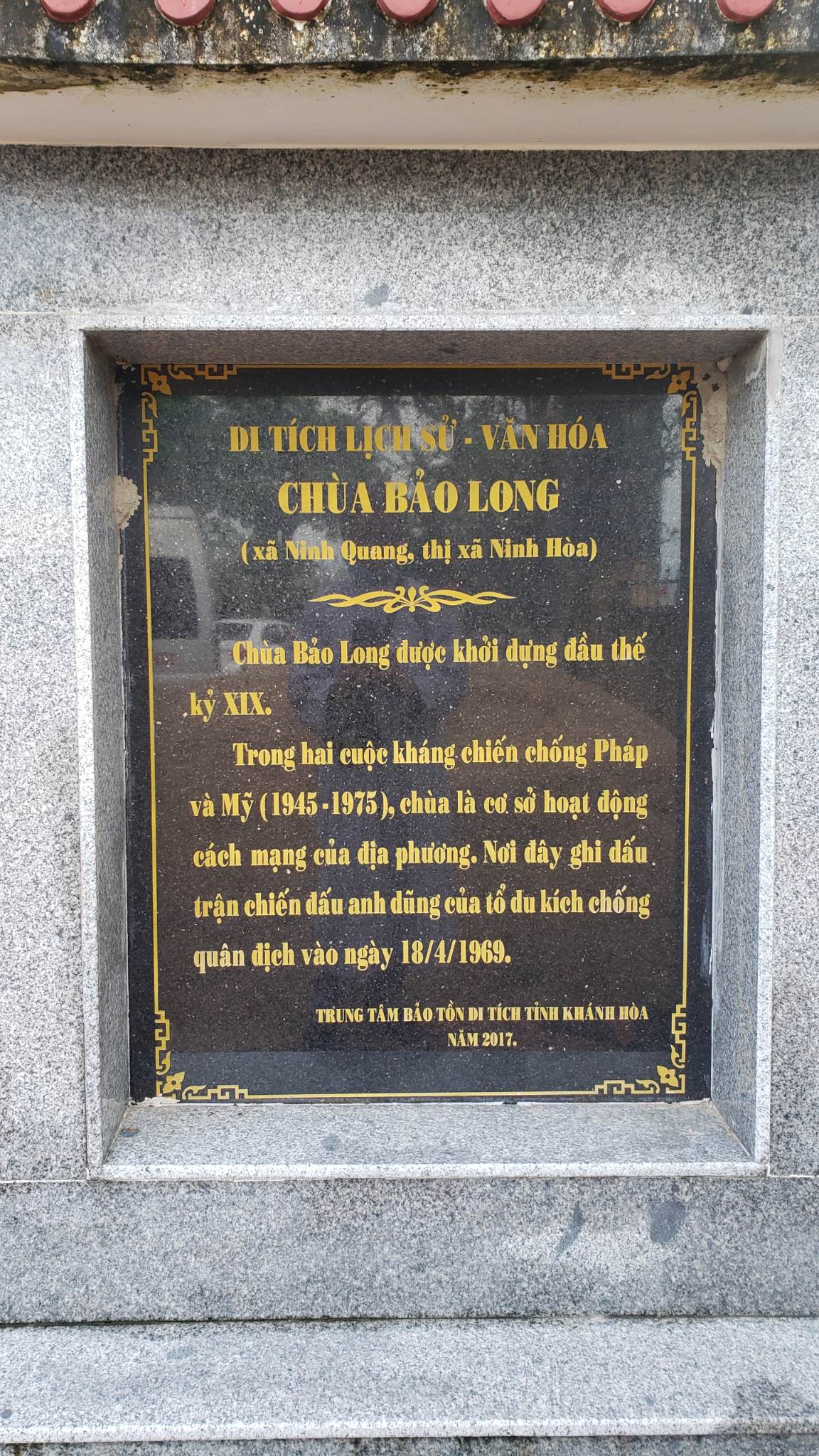 Khánh Hòa: Lễ đặt đá trùng tu chùa Bảo Long