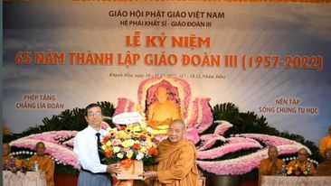 Khánh Hòa: Giáo đoàn III hệ phái Khất sĩ tổ chức kỷ niệm 65 năm thành lập