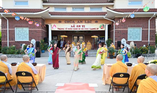 Chùa An Lạc, Indiana, Hoa Kỳ long trọng tổ chức Đại lễ An vị Thánh Tổ Kiều Đàm Di và chư Thánh Ni vào lúc 18h ngày 09/9/2023