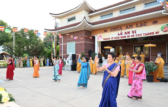 Chùa An Lạc, Indiana, Hoa Kỳ long trọng tổ chức Đại lễ An vị Thánh Tổ Kiều Đàm Di và chư Thánh Ni vào lúc 18h ngày 09/9/2023
