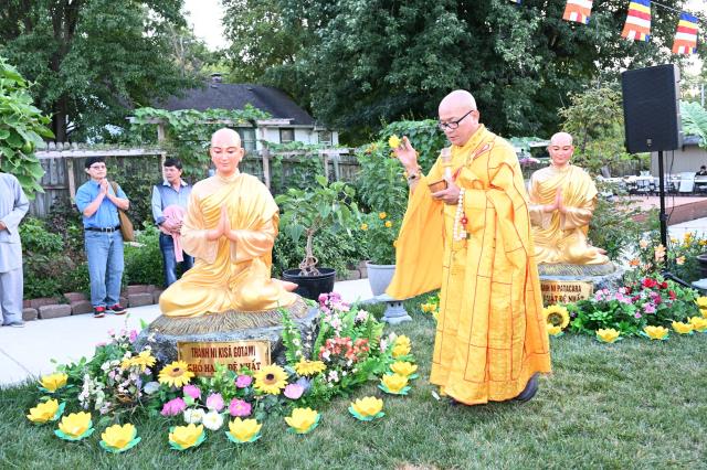 Chùa An Lạc, Indiana, Hoa Kỳ long trọng tổ chức Đại lễ An vị Thánh Tổ Kiều Đàm Di và chư Thánh Ni vào lúc 18h ngày 09/9/2023
