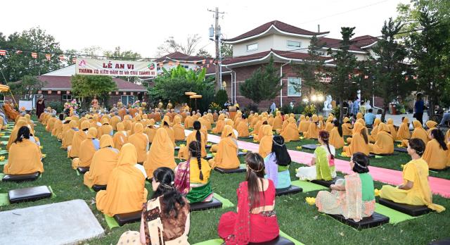 Chùa An Lạc, Indiana, Hoa Kỳ long trọng tổ chức Đại lễ An vị Thánh Tổ Kiều Đàm Di và chư Thánh Ni vào lúc 18h ngày 09/9/2023