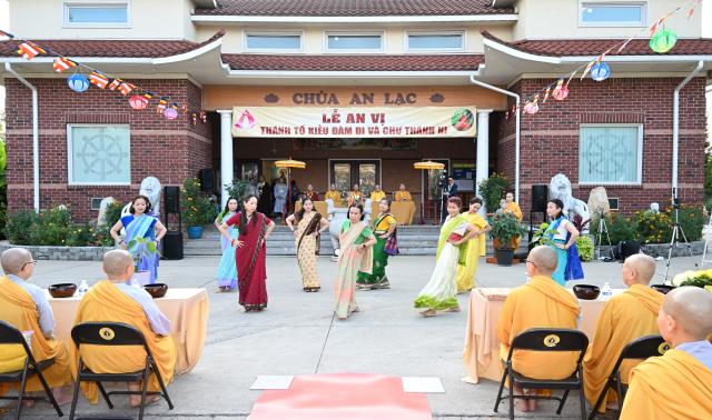 Chùa An Lạc, Indiana, Hoa Kỳ long trọng tổ chức Đại lễ An vị Thánh Tổ Kiều Đàm Di và chư Thánh Ni vào lúc 18h ngày 09/9/2023