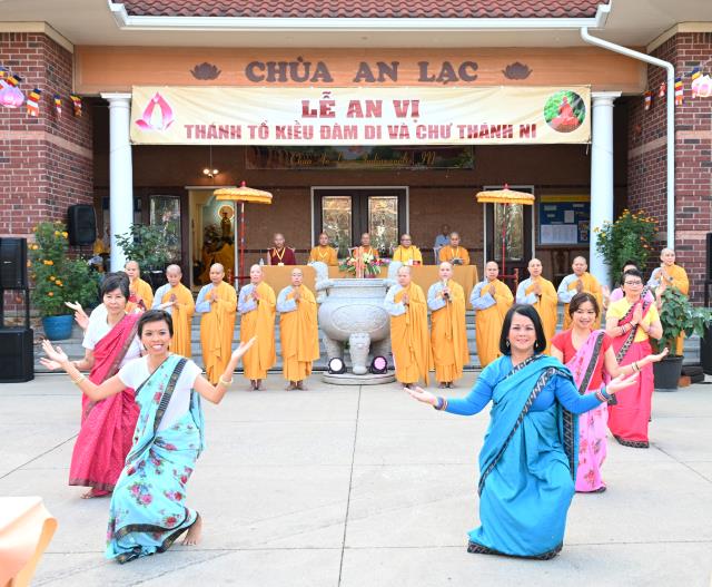 Chùa An Lạc, Indiana, Hoa Kỳ long trọng tổ chức Đại lễ An vị Thánh Tổ Kiều Đàm Di và chư Thánh Ni vào lúc 18h ngày 09/9/2023