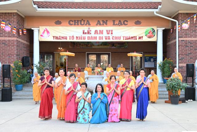 Chùa An Lạc, Indiana, Hoa Kỳ long trọng tổ chức Đại lễ An vị Thánh Tổ Kiều Đàm Di và chư Thánh Ni vào lúc 18h ngày 09/9/2023