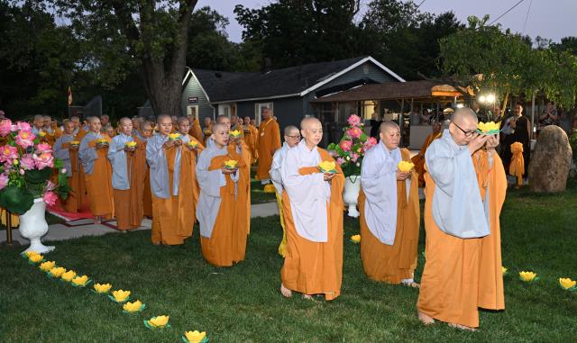 Chùa An Lạc, Indiana, Hoa Kỳ long trọng tổ chức Đại lễ An vị Thánh Tổ Kiều Đàm Di và chư Thánh Ni vào lúc 18h ngày 09/9/2023
