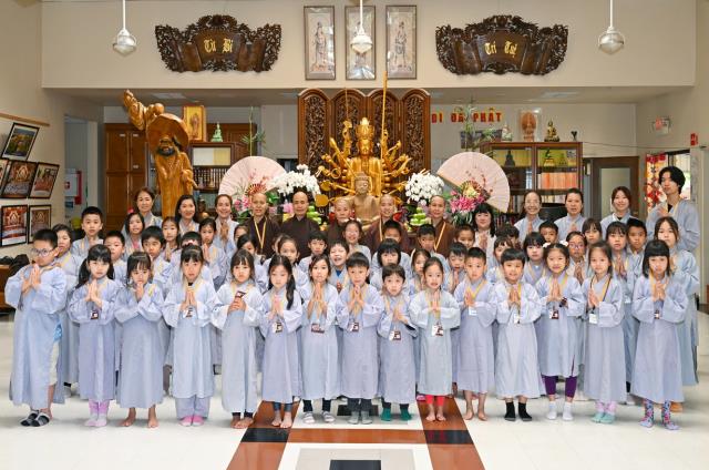 Khóa Tu Thiếu Nhi Mùa Hè 2023 Tại Chùa Đức Viên, San Jose, Hoa Kỳ