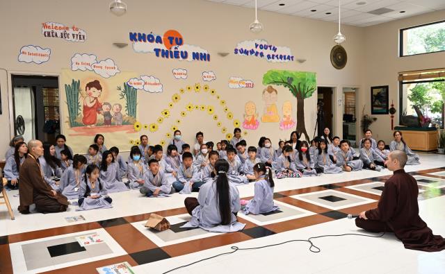 Khóa Tu Thiếu Nhi Mùa Hè 2023 Tại Chùa Đức Viên, San Jose, Hoa Kỳ