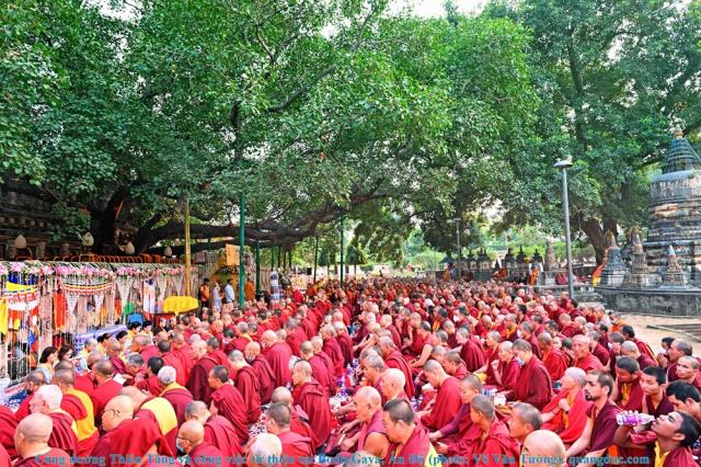 Hành hương chiêm bái Phật tích Ấn Độ và Nepal 2023 - Cúng dường Thiên Tăng và công việc từ thiện tại Bodh Gaya, Ấn Độ
