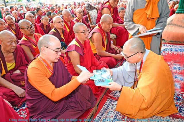Hành hương chiêm bái Phật tích Ấn Độ và Nepal 2023 - Cúng dường Thiên Tăng và công việc từ thiện tại Bodh Gaya, Ấn Độ