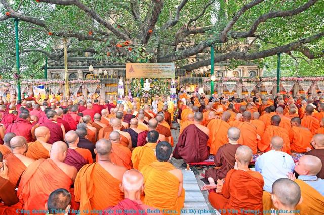Hành hương chiêm bái Phật tích Ấn Độ và Nepal 2023 - Cúng dường Thiên Tăng và công việc từ thiện tại Bodh Gaya, Ấn Độ
