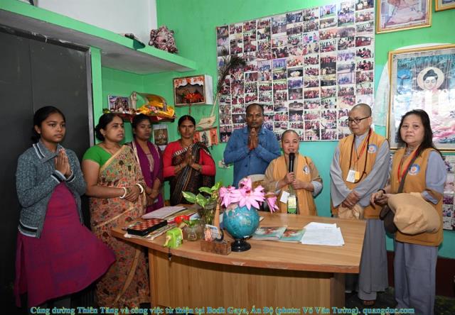 Hành hương chiêm bái Phật tích Ấn Độ và Nepal 2023 - Cúng dường Thiên Tăng và công việc từ thiện tại Bodh Gaya, Ấn Độ