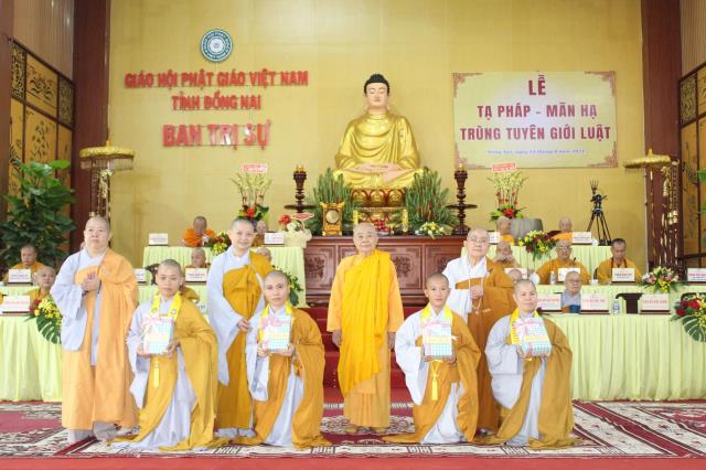 Đồng Nai: Lễ tạ pháp, mãn hạ, trùng tuyên Giới Luật