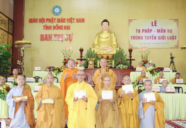 Đồng Nai: Lễ tạ pháp, mãn hạ, trùng tuyên Giới Luật