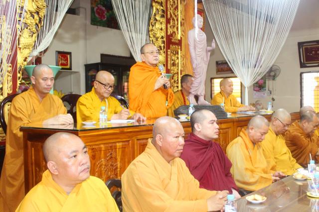 Đồng Nai: Phái đoàn ban trị sự GHPGVN tỉnh Đồng Nai viếng thăm trường hạ tổ đình Long Thiền, Quốc Ân Kim Cang
