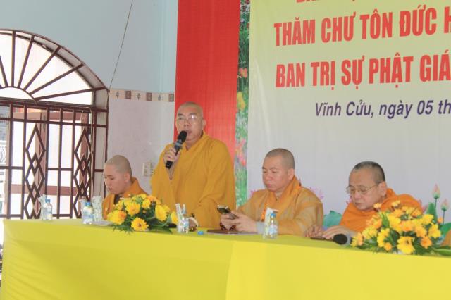 Đồng Nai: Phái đoàn ban trị sự GHPGVN tỉnh Đồng Nai viếng thăm trường hạ tổ đình Long Thiền, Quốc Ân Kim Cang