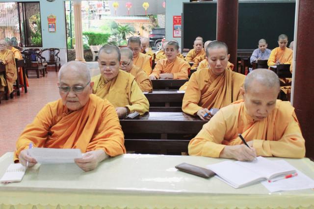 HCMC: Hòa thượng Thích Bửu Chánh thuyết giảng chủ đề: “4 điều nên ngừng ngay bây giờ” tại trường hạ Tịnh xá Ngọc Phương