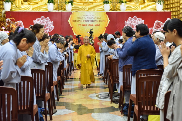 Chùa Giác Ngộ: Khóa tu ngày an lạc lần 7