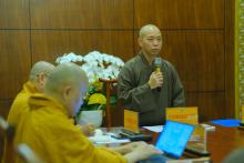 Ban Giáo dục Phật giáo TP.HCM họp Thường trực và ra mắt thành viên Ban Bảo trợ (đợt 2) tại Việt Nam Quốc Tự