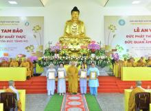 Lễ an vị Phật tại Tu viện Long Hưng