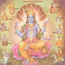 10 hiện thân của thần Vishnu