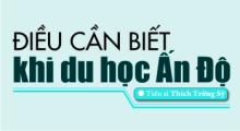 Điều cần biết khi du học Ấn Độ