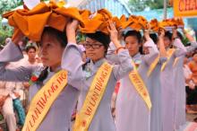Tịnh xá Ngọc Tuyền - Hóc Môn dâng pháp y nhân mùa Vu lan