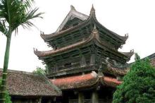 Gác chuông chùa Keo