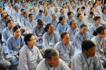 Đà Nẵng: Hơn 500 Phật tử tham dự Khóa tu niệm Phật tại chùa Hương Sơn, Quận Ngũ Hành Sơn