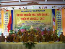 TP. HCM : Đại hội Đại biểu Phật giáo Q.11