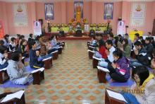 Hà Nội - Khóa tu với chủ đề ‘’ Chào mừng thành công của Đại hội Phật Giáo toàn quốc lần thứ VII”
