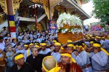 Lễ truy niệm - cung tống kim quan ĐLHT.Thích Trí Tịnh nhập bảo tháp