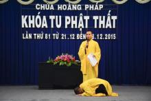 Nhật ký khóa tu Phật thất kỳ 81