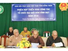 Đồng Tháp: Triển Khai Đại Giới Đàn Vĩnh Đạt 2016