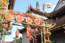 Thái Bình: Chùm ảnh mùng 2 Tết Bính Thân - chùa Từ Xuyên