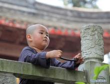 Trung Quốc: Chùm ảnh 50 Tiểu Hòa thượng tham gia cuộc thi bé đáng yêu