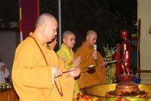 Chùm ảnh: Trang nghiêm tắm Phật tại chùa Thanh Hà