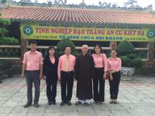 Ban tôn giáo tỉnh Bình Dương thăm trường hạ Tây Thiên- Hội Khánh