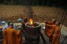 Thái Nguyên: Chùa La Cảnh đúc chuông