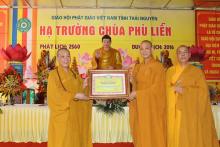 Thái Nguyên: Trường hạ chùa Phù Liễn khai giảng Pháp bảo