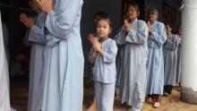 Khóa tu cuối năm tại chùa Linh Sơn Pháp Ấn