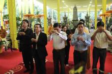 Các đoàn viếng HT. Thích Thiện Bình