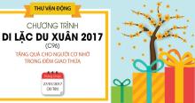 Thư vận động chương trình Di Lặc xuân 2017, tặng quà người cơ nhỡ trong đêm giao thừa (C96)