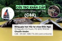 Thư vận động: Cứu trợ khẩn cấp cho Quảng Bình và Hà Tĩnh sau trận lũ lịch sử (C88)