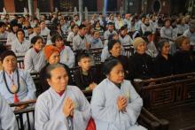 Thái Bình: Gần 100 người khuyết tật về chùa Từ Xuyên dự khóa tu