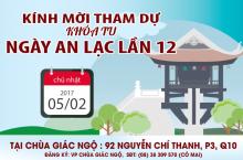 Thư mời tham dự: Khóa tu ngày an lạc lần 12