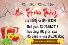 Thư mời tham dự trao tặng “Quà Tết Yêu Thương” tại Hà Tĩnh (C137)